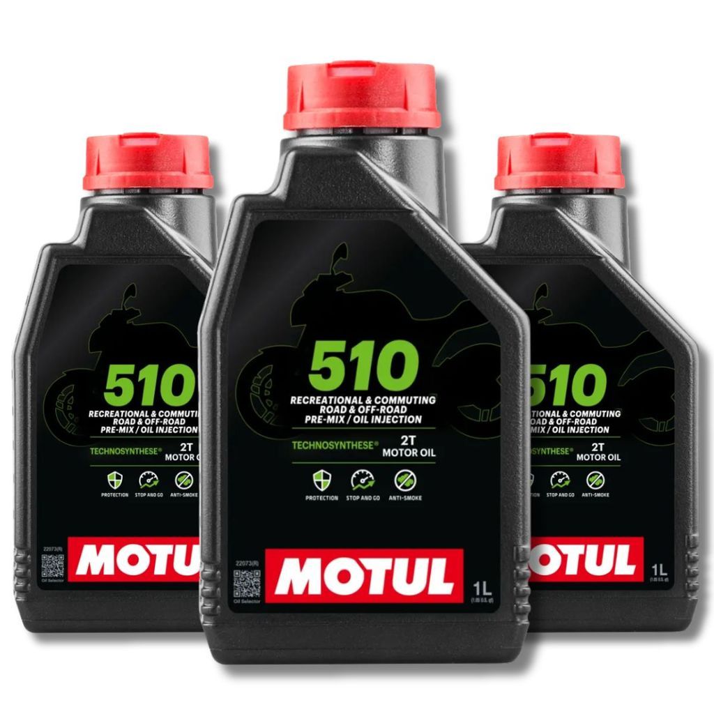 KIT ÓLEO MOTOR 2 TEMPOS MOTUL 510 3 LITROS SEMISSINTETICO ATACADO