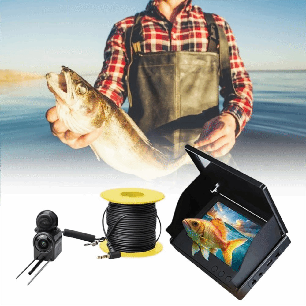 Localizador De Peixes , Câmera De Pesca Subaquática À Prova D'água Portátil , Com Visão Noturna , De Profundidade