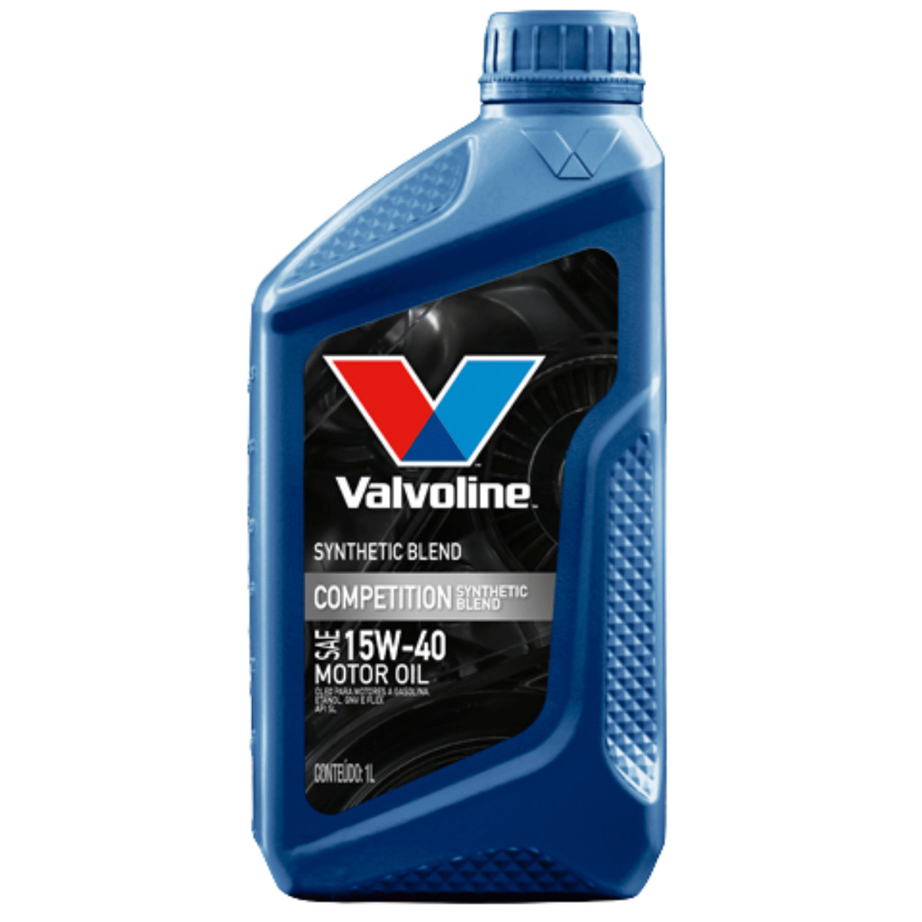 Kit 4 Óleo Motor 15w40 Valvoline Competition Synthetic Blend Semissintético Api Sl PAR226AB — imagem 2 de 2