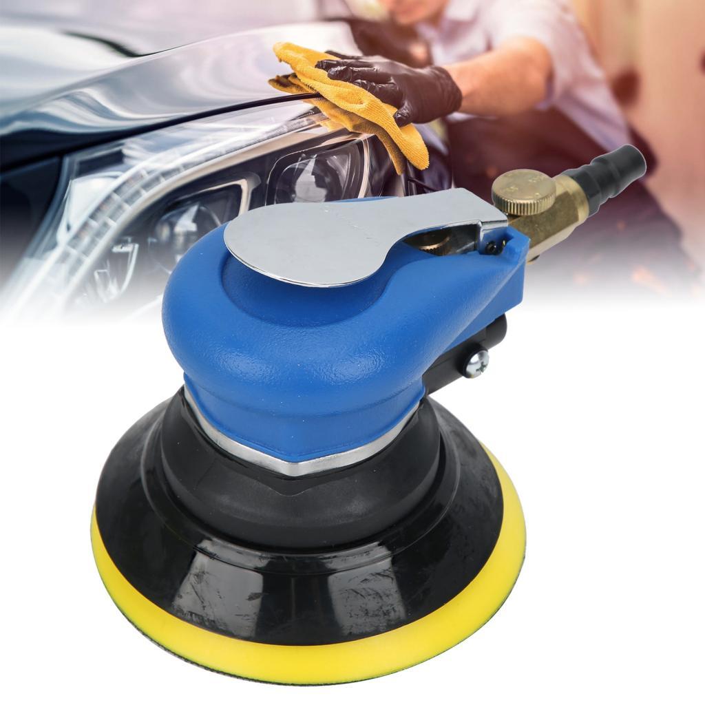Toolgoing-BR 5in máquina de polimento pneumática com almofada de lixadeira dispositivo de lixamento de ar ergonômico