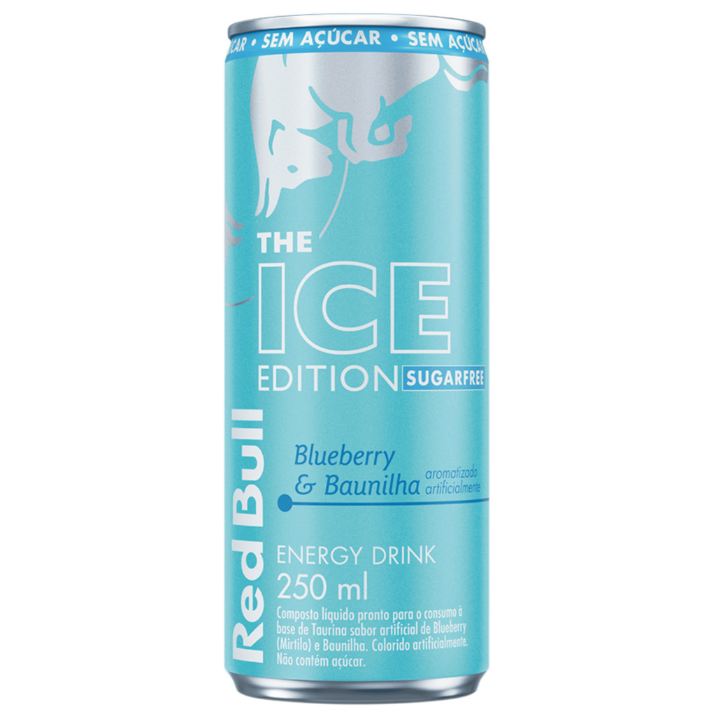 Red Bull Energético Baunilha e Blueberry Sugarfree Lata 250ml
