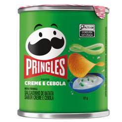 Pringles Salgadinho de Batata sabor Creme e Cebola 37g