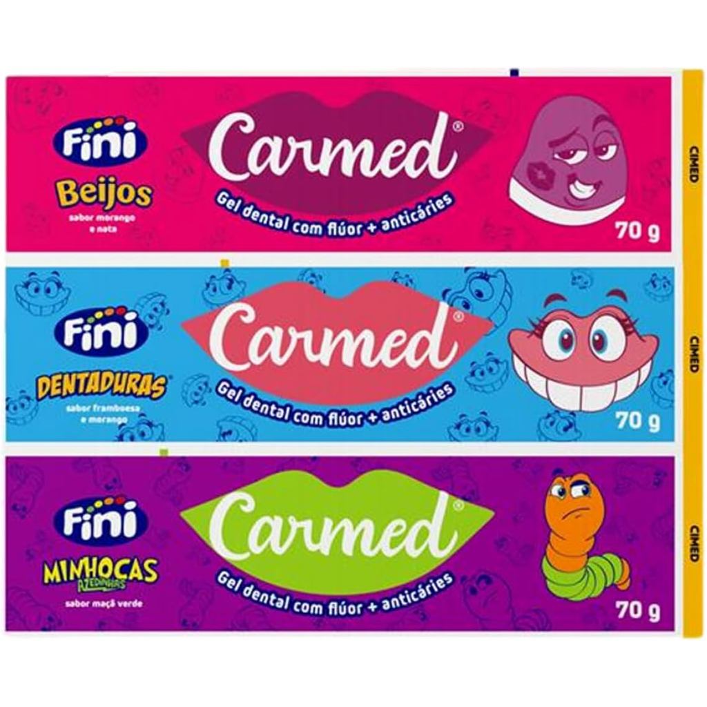 KIT CARMED ORAL CARE GEL DENTAL 3BG SAB