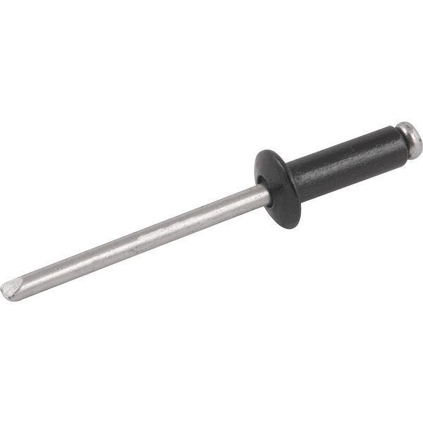 Rebite Alumínio Preto 4,0x12mm 412 com 1000 peças Vonder