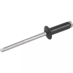 Rebite Alumínio Preto 4,0x12mm 412 com 1000 peças Vonder
