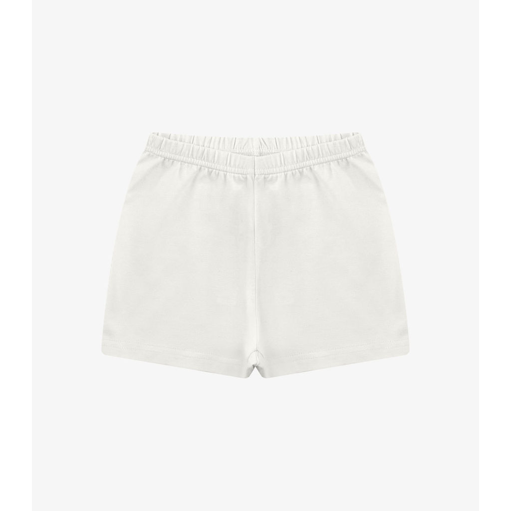 Shorts em Cotton Leve Rovi Kids Bege