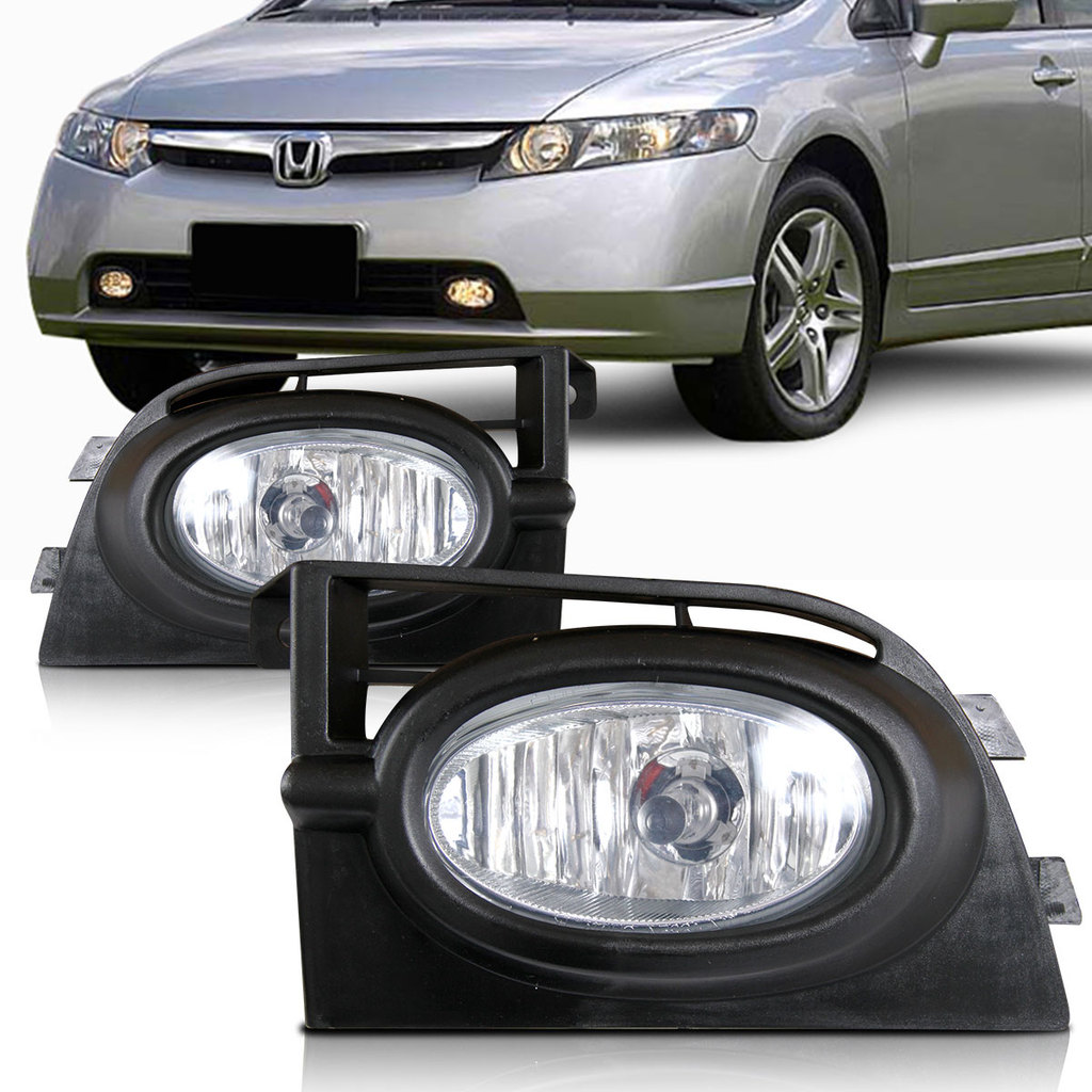 Par Farol Milha Civic 2007 2008