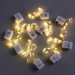 15 Unidade Fio De Led Fio Fada Cordão De Luzes Natal E Festa Luzes Festas Presentes De Decoração 2m LEDs