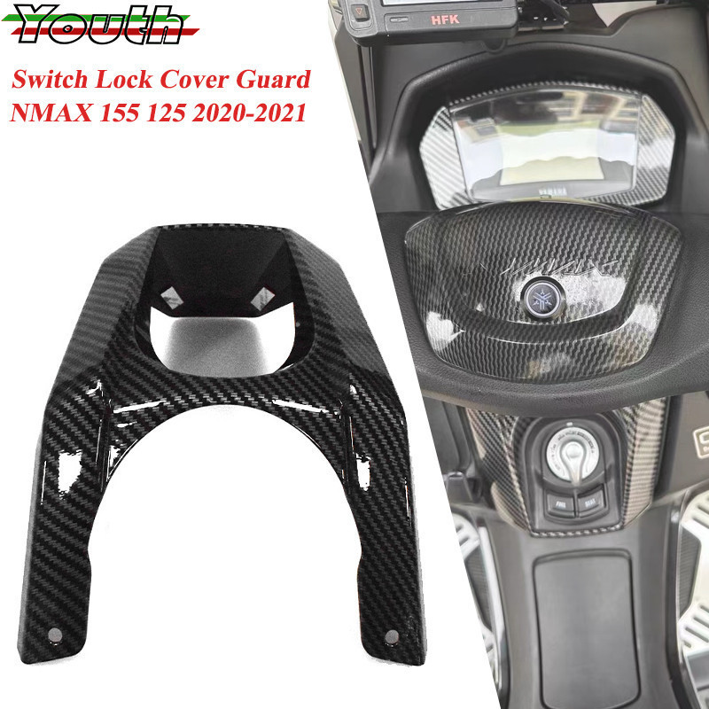 Para Yamaha NMAX 155 125 NMAX155 NMAX125 N-MAX 155 2020 2021 Acessórios Da Motocicleta Tampa Do Interruptor De Ignição C