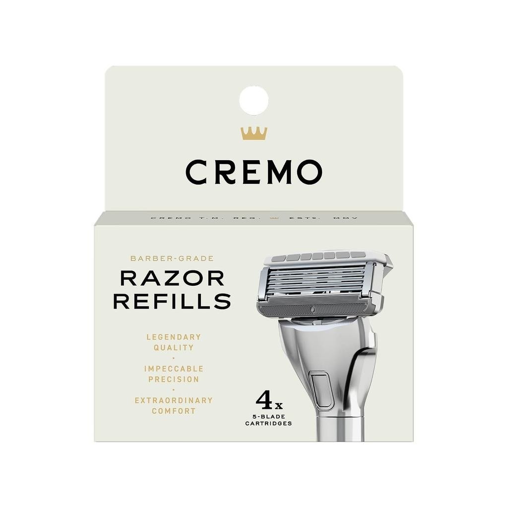 Refis de Lâminas Cremo para Homens, Lâminas de Barbear Incrivelmente Superiores para Homens, Compatíveis com Lâminas Cre