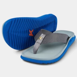 Chinelo Kenner Nk7 Masculino - Cinza e Azul