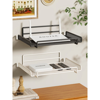 Rack de roteador de parede multifuncional TV caixa superior colocação rack sem perfuração fixado na parede caixa de arma