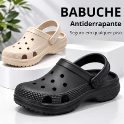 Babuche Macio Anatômico Antiderrapante Prático Versátil