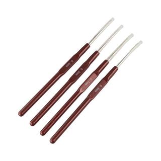  Micro Gancho , 0.5Mm 0.6Mm 0.7Mm 0.8Mm Agulha De Plástico , Metal Tricô Cabelo Tecelagem Ganchos De Crochê