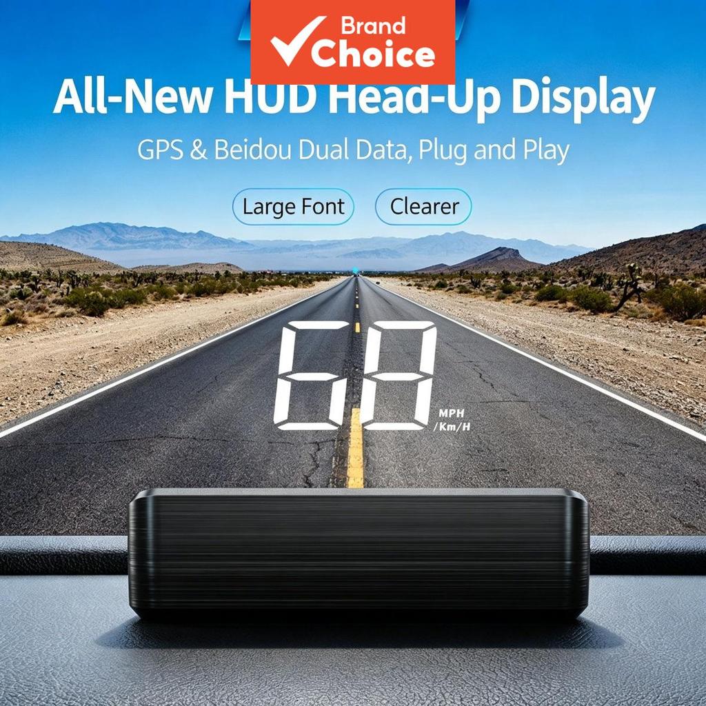 Gps Hud Head up Display Velocímetro Digital Projetor De Pára-Brisa Para Caminhão De Carro