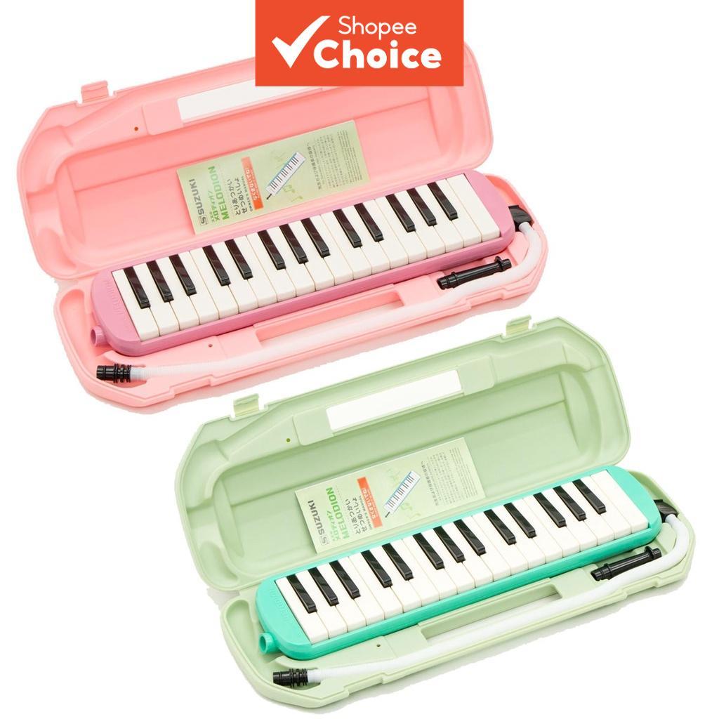 Melodion De 32 Teclas Com Estojo ABS-Instrumento Educacional De Sopro Para Crianças E Estudantes ; Inclui Presente De Bo