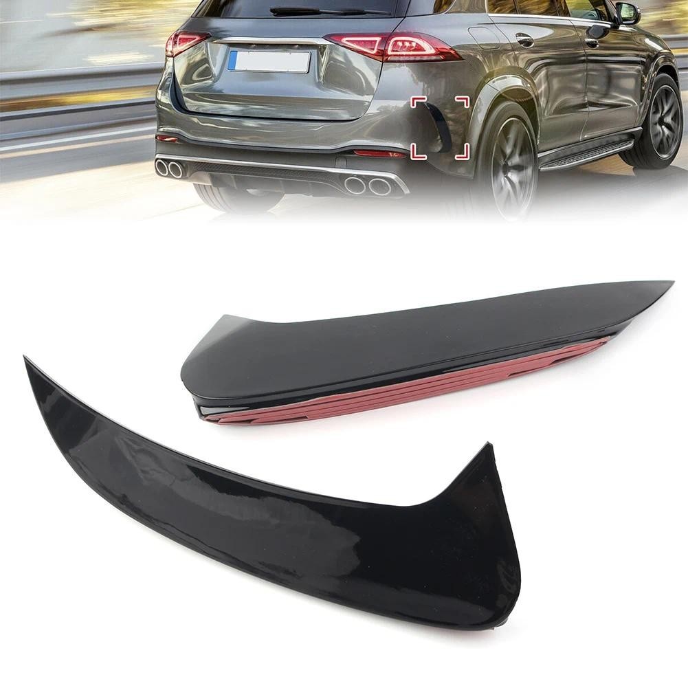 2X Amortecedor Traseiro Do Carro Divisor Spoiler Canard Ventilação De Ar Guarnição Para Mercedes Benz GLE Classe W167 AM