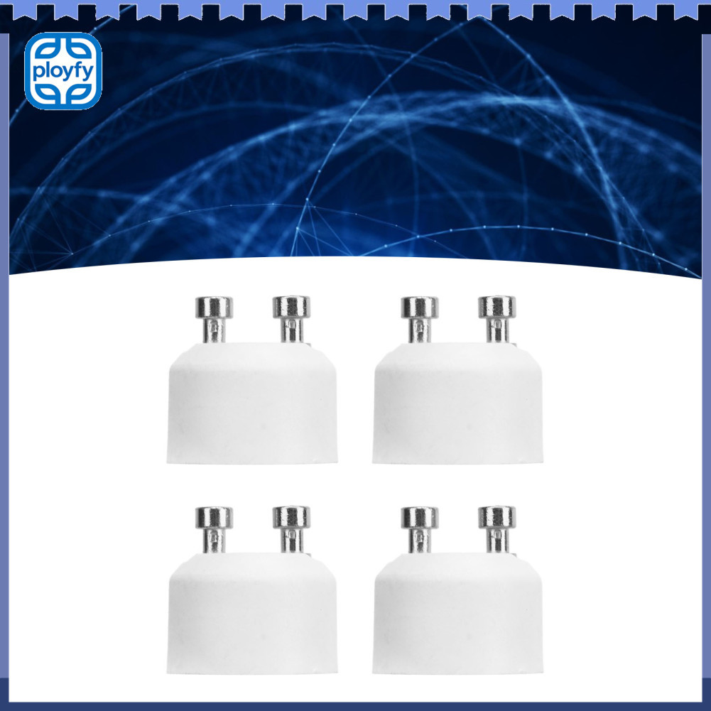 Ployfy Adaptador GLOGLOW GU10 para MR16 Conversor de calor para lâmpada halógena LED Material durável 4 unidades de uso