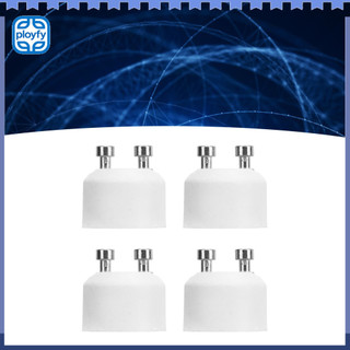 Ployfy Adaptador GLOGLOW GU10 para MR16 Conversor de calor para lâmpada halógena LED Material durável 4 unidades de uso