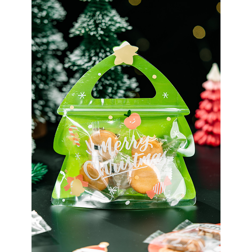 Saco de embalagem de presente de natal doces pequena caixa de presente saco de papel portátil saco de presente lembrança