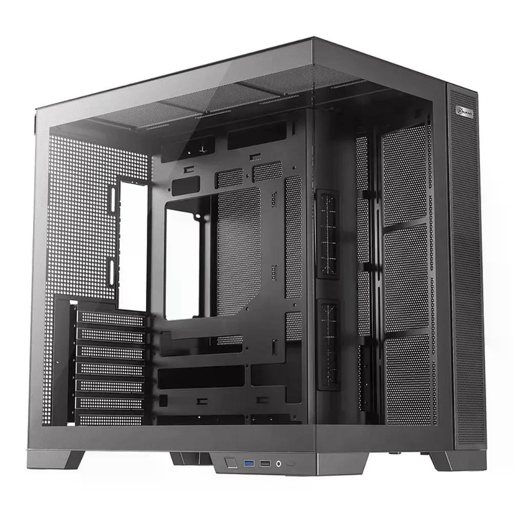 Gabinete Gamer Kalkan Asgard Evo, MicroATX, Preto, Sem Fonte, Sem Fans - KLK00084