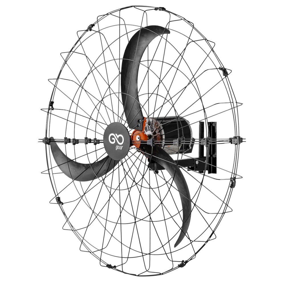 Ventilador de parede industrial 1 metro fixo alta vazão - V100LB - Goar