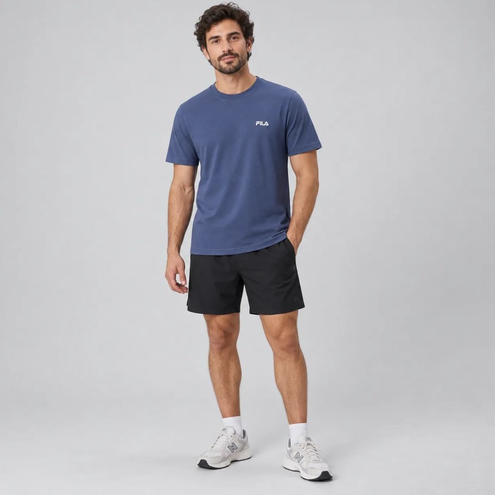 Camiseta Fila Regular Classic Masculina Marinho