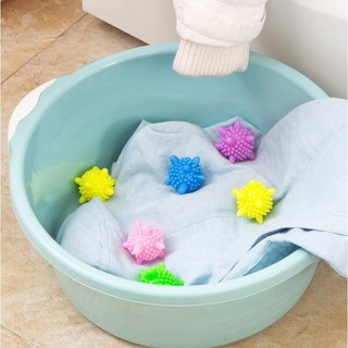 Bolas De Lavar Roupa Multicolor Descontaminação Mágica/Reutilizáveis Em PVC Anti-Ângulo/direto na Máquina