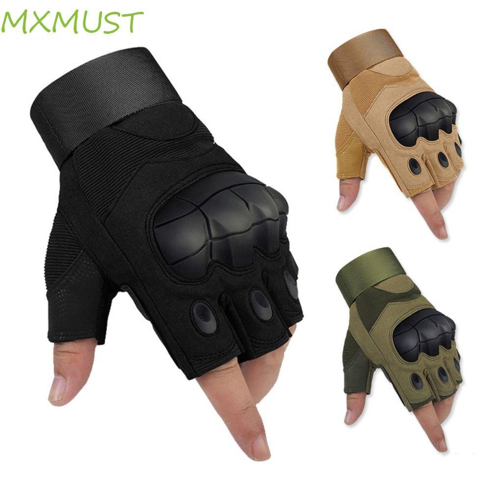 MXMUST Luvas De Motocicleta Resistentes Ao Desgaste , Antiderrapantes , 1 Par De Masculinas De Couro Com Juntas Duras