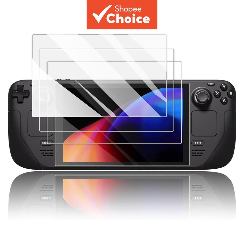 Vidro Temperado Premium para Valve Steam Deck Console de Jogos Película Protetora 9H Anti-Risco para Acessórios Steam