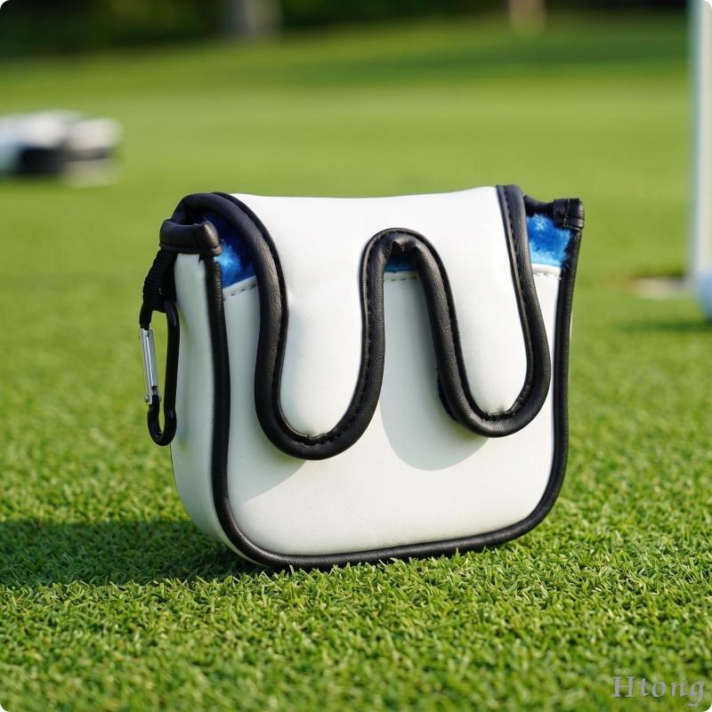 [Htong] Capa Acolchoada Para Cabeça De Taco De Golfe Malho Com Alça Lateral E Fecho De Pressão , Adequada Sacos Padrão U