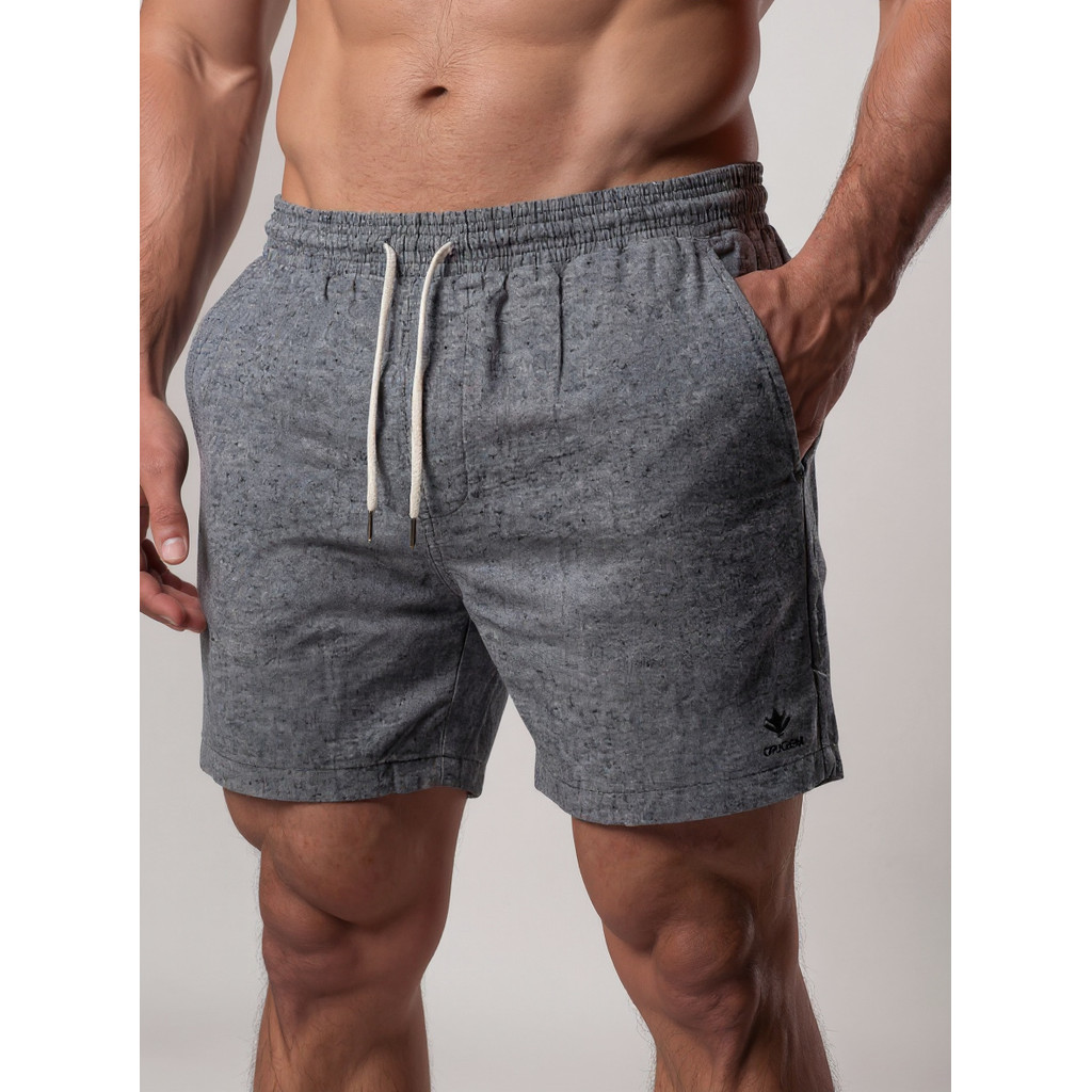 Kit 2 Bermudas Masculinas Linho Elastano Praiana Confortável Verão — Aline Secco Store