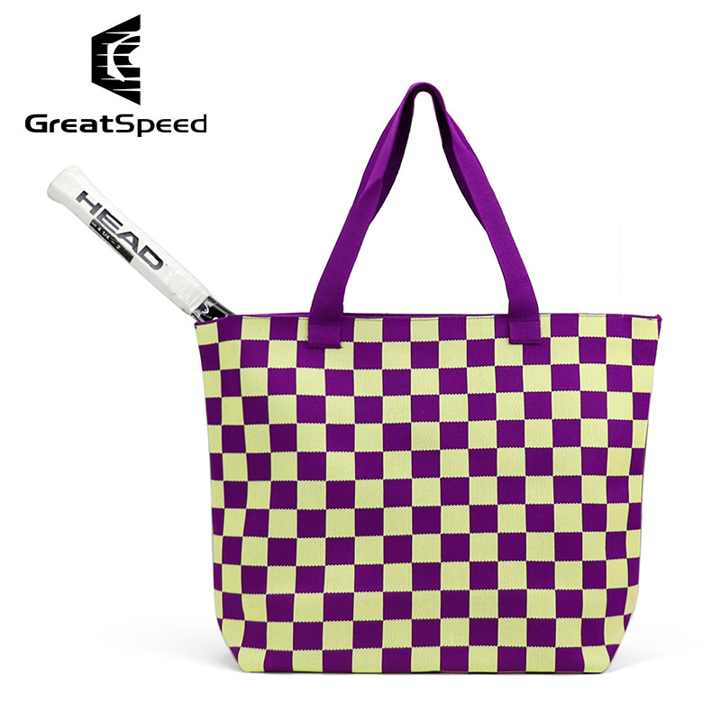 GreatSpeed saco de tênis Badminton bolsa de ombro tênis periférico sacola esportes simples voando tecido saco