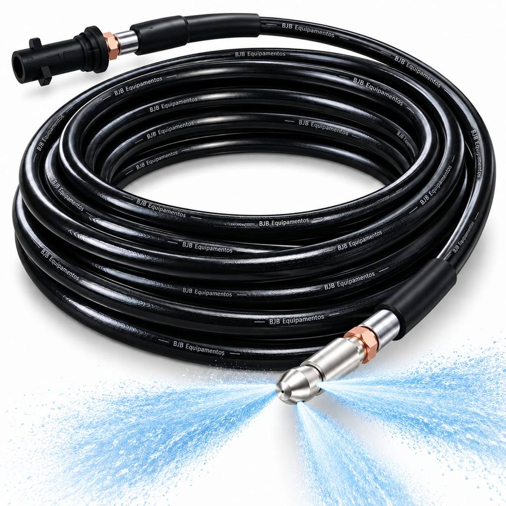Mangueira Desentupidora 20mts De Tubulaçao P/ Karcher K1 K2 K3 K4 K5