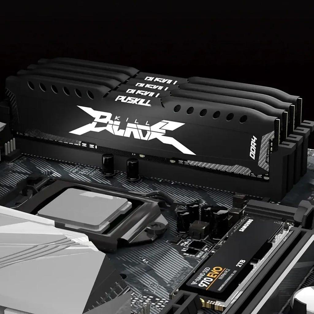 Memória DDR4 Puskill Killblade, 8GB, 3200MHz, Preta, PSK-D4D16M3200B-8G — imagem 2 de 2