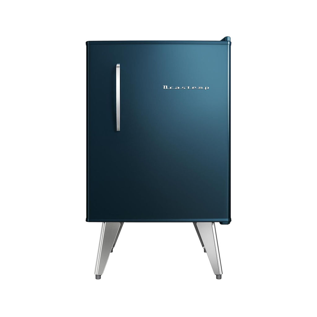Frigobar Brastemp Retrô 76 Litros Midnight Blue - BRA08MZ — oferta na Shopee