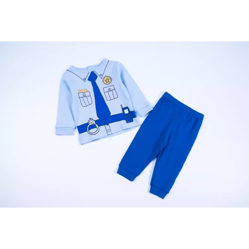 Comércio exterior europeu americano menino bebê primavera outono puro algodão manga comprida camiseta topo Leggings calç