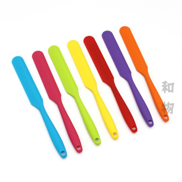 T Ferramentas de cozimento Espátula integrada de Silicone Espátula de creme Espátula de bolo Espátula de geléia de mante