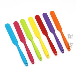T Ferramentas de cozimento Espátula integrada de Silicone Espátula de creme Espátula de bolo Espátula de geléia de mante