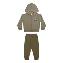 Conjunto Longo Infantil Menino Esportivo Elian Verde