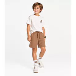 Bermuda Verão Infantil Masculina Select Marrom