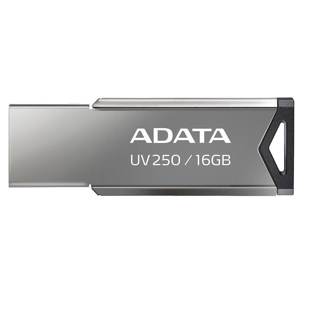 Pen Drive 16GB ADATA UV250, USB 2.0, Metálico, Preto - AUV250-16G-RBK