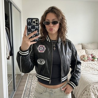 Jaqueta De Motoqueiro Couro Feminina Muts Couro Feminina