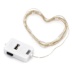 5/6/7 Pcs Fio Led Colorido 2 Metros 20 Unidades Alimentado Por Sem Tomada Quarto Vitrine Festa Aniversário