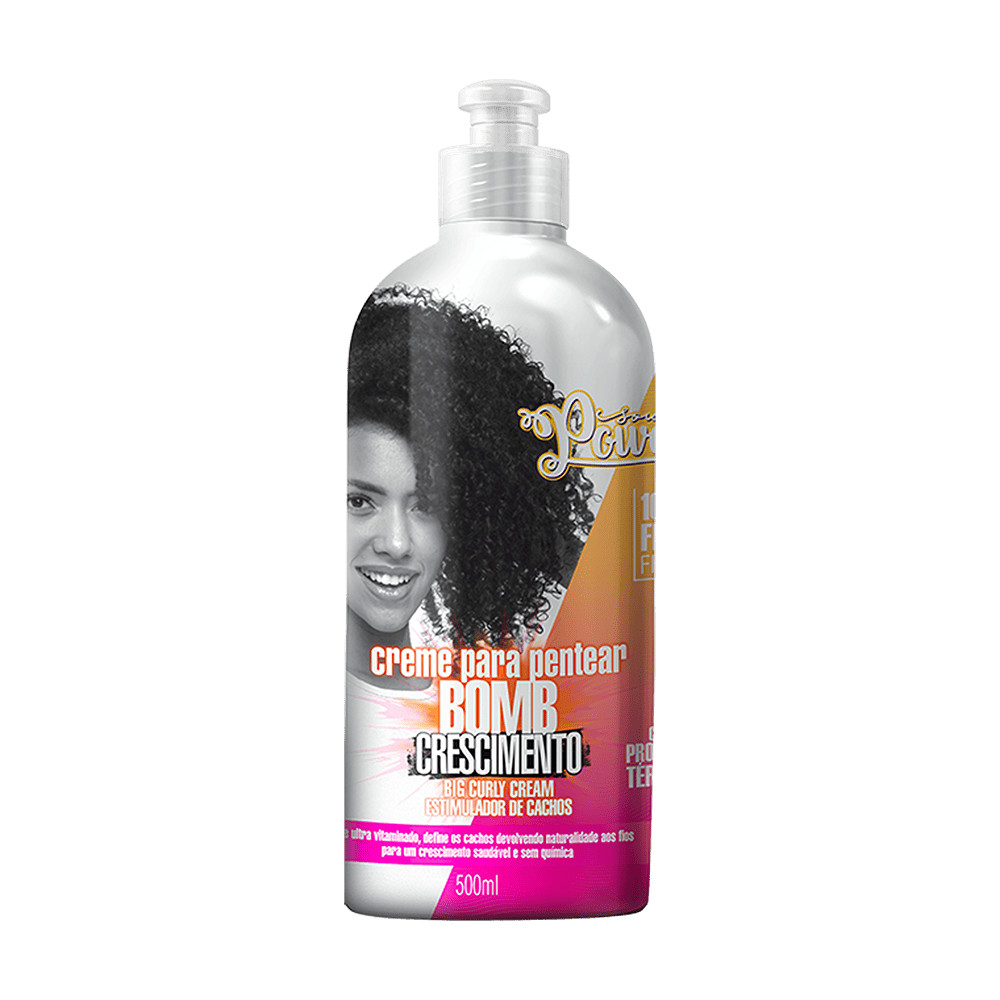 Creme Para Pentear Soul Power Bomb Cresciento Big Curly Cream 500ml