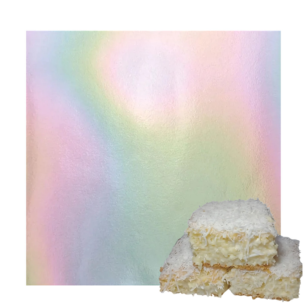 50 Embalagens P/ Bolo Gelado Laminada Nacarado 20x22cm Trufa Cone Cromus