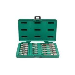 Jogo de Soquetes com Bits Hexagonais Sata ST09053SJ - 18 Peças | Aço Cromo Vanádio | Maleta Inclusa