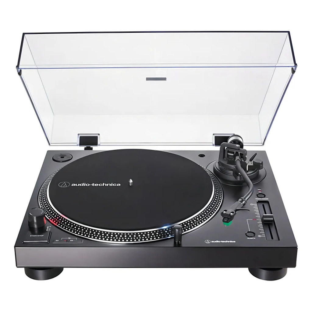 Toca Discos Analógico e Dig Audio-Technica AT-LP120XUSB-BK-C
