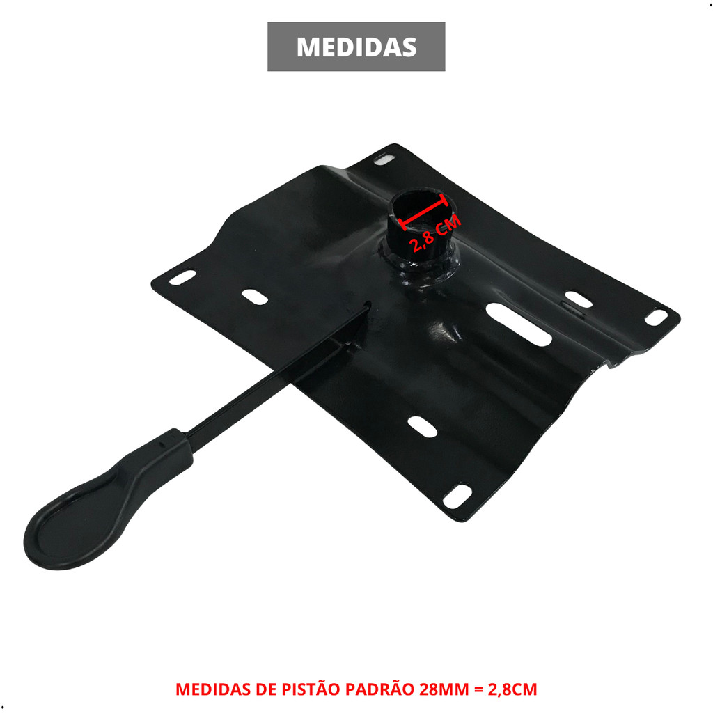 Flange Universal Para Cadeira De Escritório Giratória Suporta 120kg