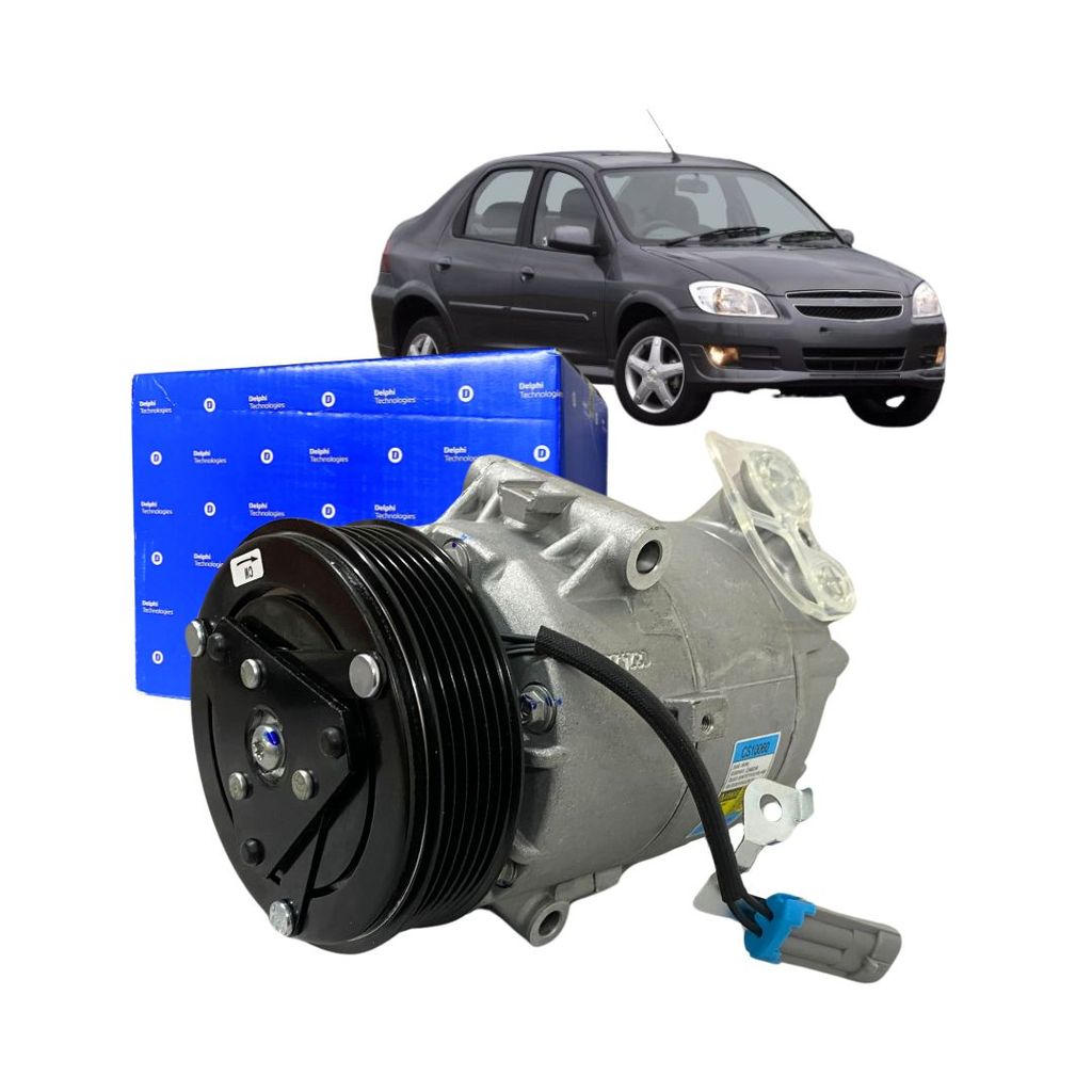 Compressor Ar Para GM Prisma 1.0 2009 a 2010 Delphi CS10060